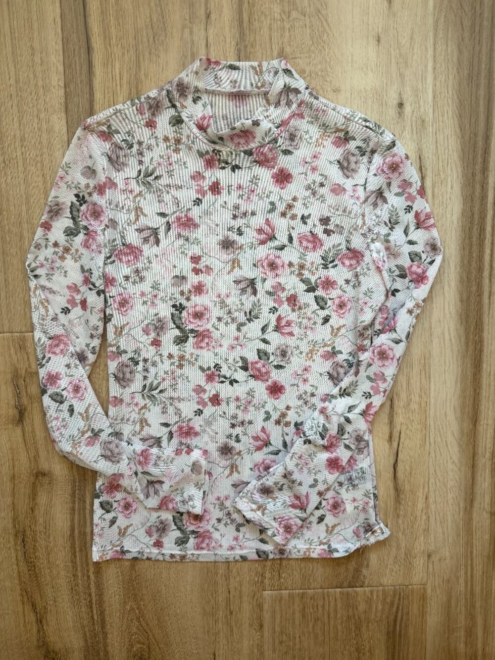 Sheer Floral Top